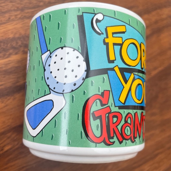 Vintage Russ “Fore you, Grandpa” mug - Picture 2 of 5